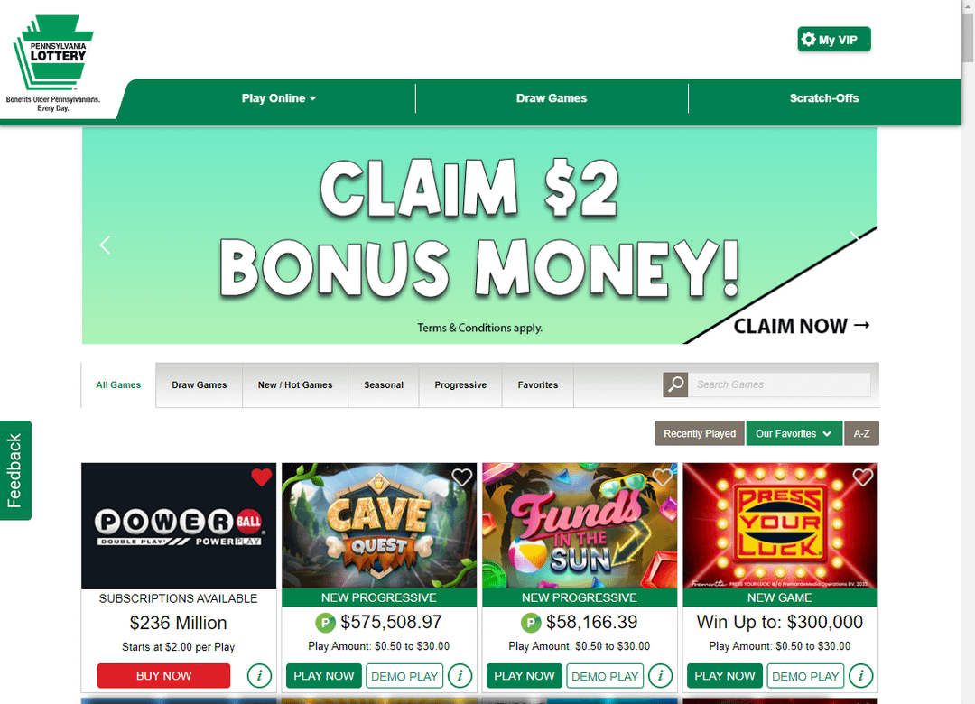 lottery online