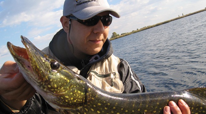 Pike Fly Fishing at Lake Joca